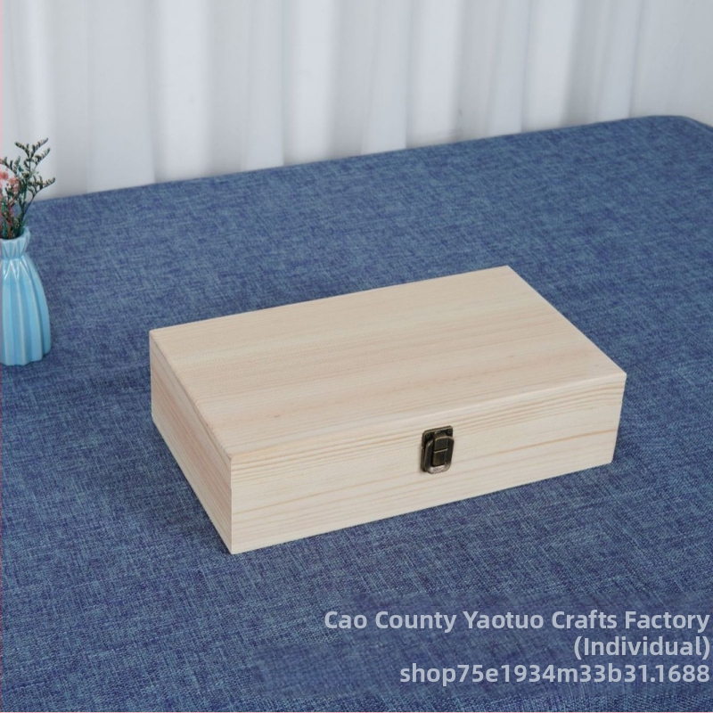 Дървена кутия за етерични масла с множество отделения, настолен органайзер с подвижна капачка, възможност за печат на лого