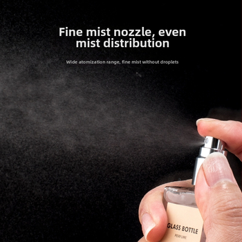 ilbu γυάλινο μπουκαλάκι για άρωμα με σπρέι, blow molding, ετικετοποιημένο, με ακροφύσιο, καλλυντική συσκευασία