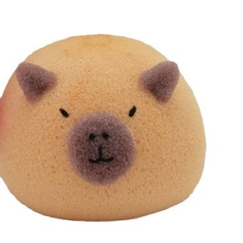 Μπαλάκι σφουγγαριού μπάνιου με έμπνευση από καπιμπάρα – αφρός, απαλό σφουγγάρι για μπάνιο και πλύσιμο προσώπου