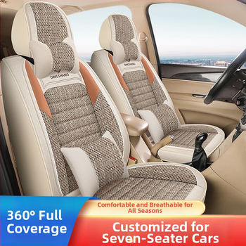 Σετ καλύμματα καθισμάτων αυτοκινήτου για Wuling Rongguang V — επιφάνεια πολυεστέρα, γέμισμα συνθετικών ινών, ραφή με τελειώματα, επαγγελματικό στυλ, για όλες τις εποχές