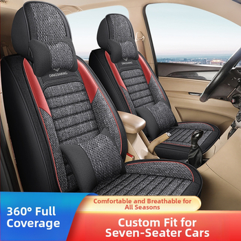 Σετ καλύμματα καθισμάτων αυτοκινήτου για Wuling Rongguang V — επιφάνεια πολυεστέρα, γέμισμα συνθετικών ινών, ραφή με τελειώματα, επαγγελματικό στυλ, για όλες τις εποχές