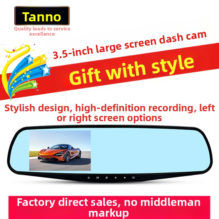 Κάμερα οδήγησης για καθρέπτη οπισθοπορείας (μοντέλο ZTN002), ευρυγώνιος φακός 140°, αισθητήρας 5MP, υποστηρίζει microSD έως 32GB, USB διεπαφή