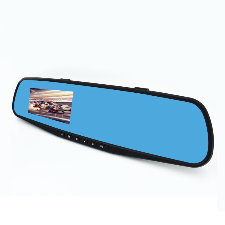 Visszapillantó tükrös dash kamera (ZTN002), 140° látószög, 5MP szenzor, támogatja a microSD kártyát 32GB-ig, USB interfész