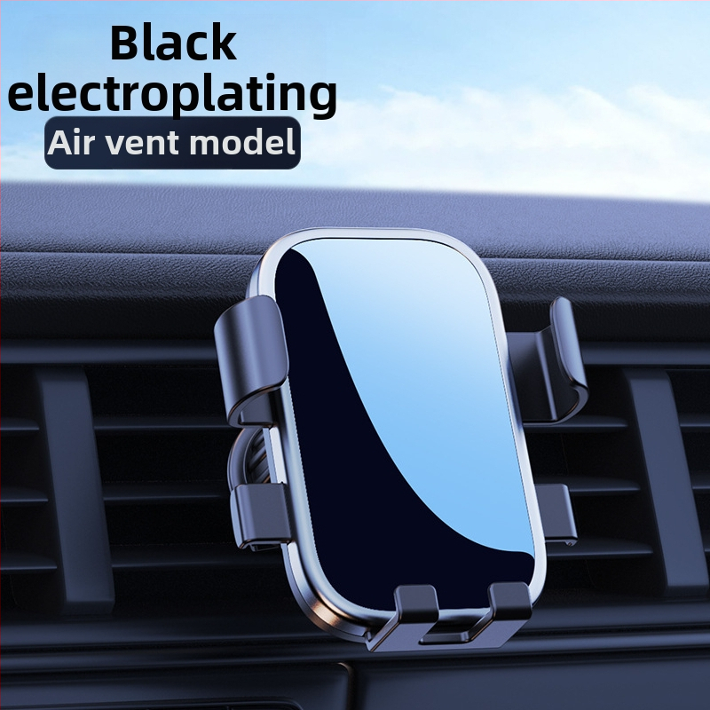 Държател за мобилен телефон за автомобил, монтаж върху въздушен отвор, сензорно автоматично отваряне/затваряне, безжично зареждане 15W, Snap-On монтаж