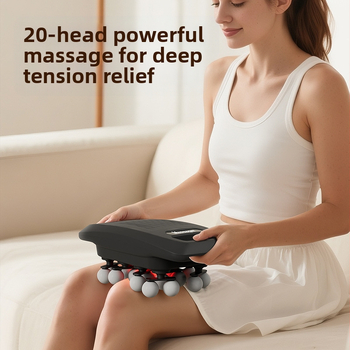 Φορτιζόμενος πολυκεφαλικός μασάζ μυών για τη μέση και την πλάτη, υψηλής συχνότητας δόνηση, 6+ κεφαλές, μπαταρία 2000–4000 mAh, αυτονομία 1–3 ώρες, χαμηλός θόρυβος