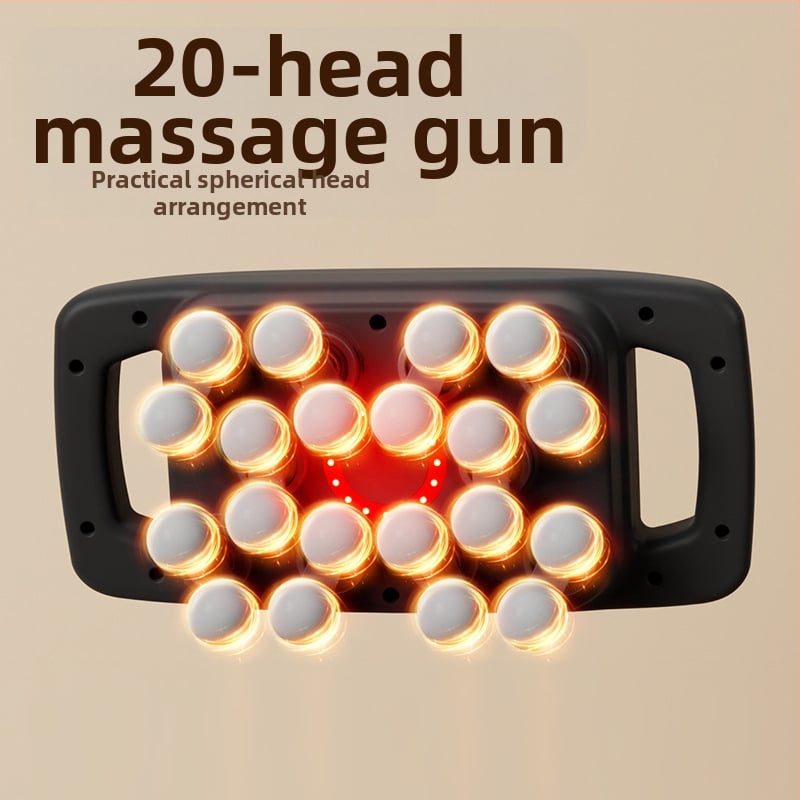 Įkraunamas daugiagalės raumenų masažuoklis juosmeniui ir nugarai, aukšto dažnio vibracija, 6+ galvutės, įdiegtas 2000–4000 mAh akumuliatorius, 1–3 valandos veikimo laikas, tylus