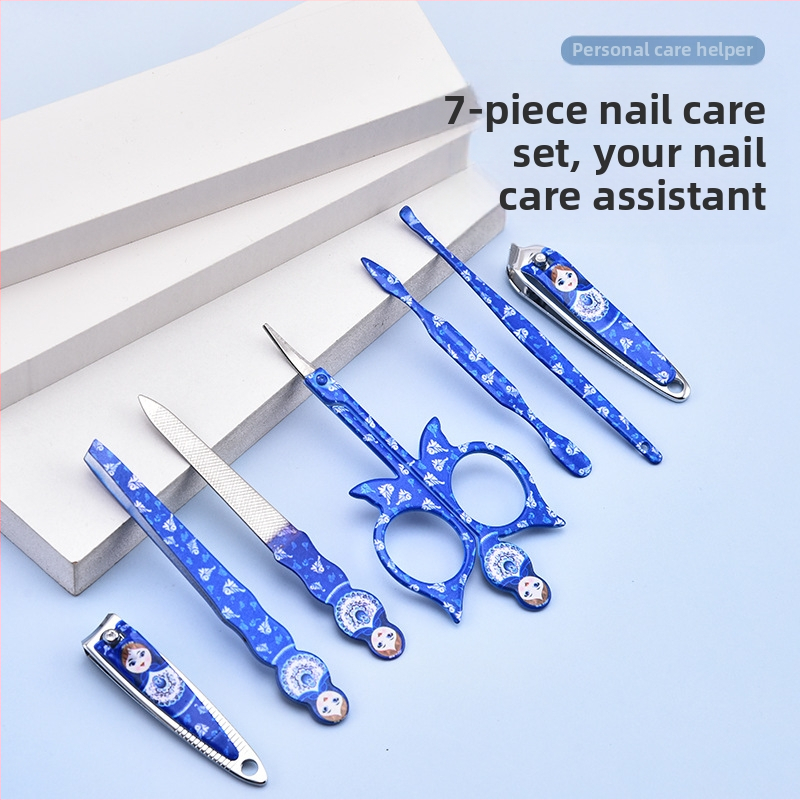 Набор маникюрни инструменти в кутия — нокторезачки MRT021, комплект за подстригване на нокти, подходящ за всички типове кожа
