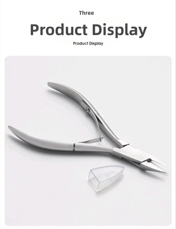 Σετ εργαλείων μανικιούρ: πένσες με ίσιο μύτο, πένσες με επίπεδο μύτο, νυχοκόπτες, ψαλίδια για πετσάκια — Ατσάλι 420J2