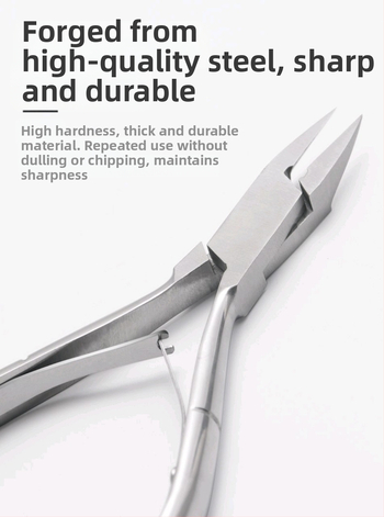 Σετ εργαλείων μανικιούρ: πένσες με ίσιο μύτο, πένσες με επίπεδο μύτο, νυχοκόπτες, ψαλίδια για πετσάκια — Ατσάλι 420J2