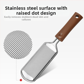 Απολεπιστικό εργαλείο ποδιών για κάλους - 430 ανοξείδωτο ατσάλι, τετράγωνος λίθος λείανσης, συσκευασία 100, εξουσιοδοτημένες ιδιωτικές μάρκες