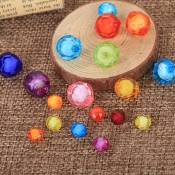 Χαλαρές χάντρες ακρυλικές με σχέδιο πεπονιού — έκδοση 2010