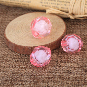 Χαλαρές χάντρες ακρυλικές με σχέδιο πεπονιού — έκδοση 2010