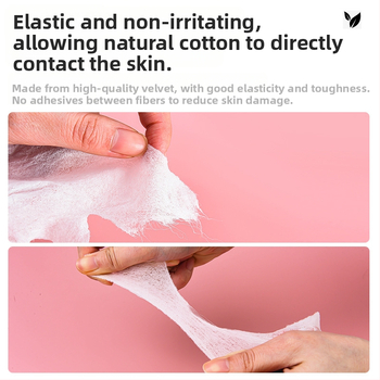 Pamut tömörített arcbőrmaska, ultra vékony selyem réteggel, nedves kompresszióhoz a spa-ban, egyetlen használat, táplál és hidratál