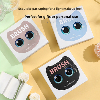 Комплект четки за грим - шестчастен комплект, деликатни меки власинки, огледало, подходящ за начинаещи