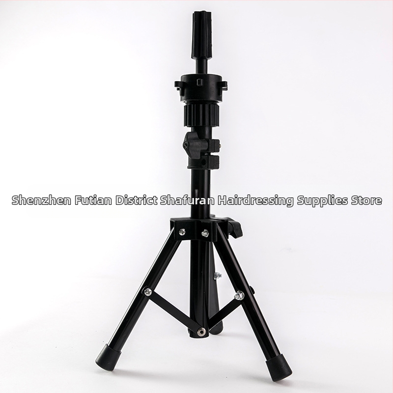 Фризьорска учебна глава-стойка с триъгълна скоба, стоманена конструкция, модел D002, подова опора