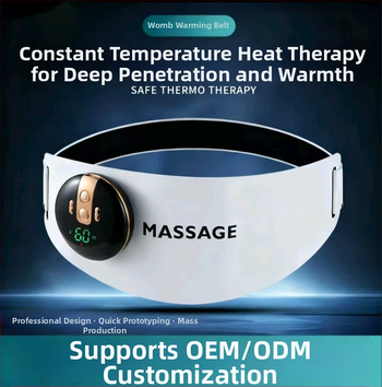 EMS soojendav vöö massaažiga valgusteraapiaga, aku toitega, mudel N10, 4 temperatuuri režiimi kuni 50°C