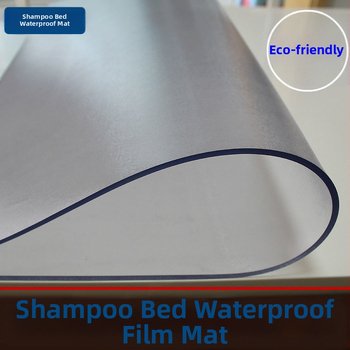 Подложка за измиване на коса – мека гумена защита за фризьорски салон, водоустойчива повърхност, стилен модерен дизайн, едноцветен модел