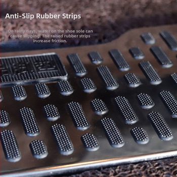 Автомобилен педал за водача, износоустойчив алуминиев сплав, неплъзгаща се повърхност, защита на педала на спирачката, за автомобили с ръчна скоростна кутия