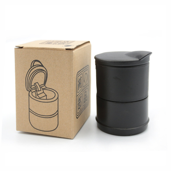 Τασάκι αυτοκινήτου με LED νυχτερινό φως, ανθεκτικό σε υψηλές θερμοκρασίες, universal 4S με καπάκι