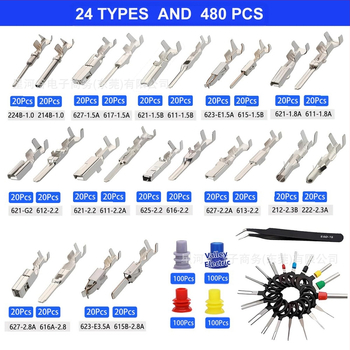 Galaxy Valley automobilių jungtis – varis, 1 kontaktas, krimp-terminalas, skirta automobilių elektronikai