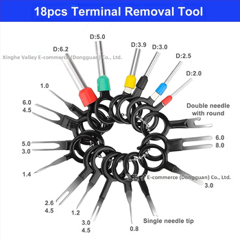 Galaxy Valley automobilių jungtis – varis, 1 kontaktas, krimp-terminalas, skirta automobilių elektronikai