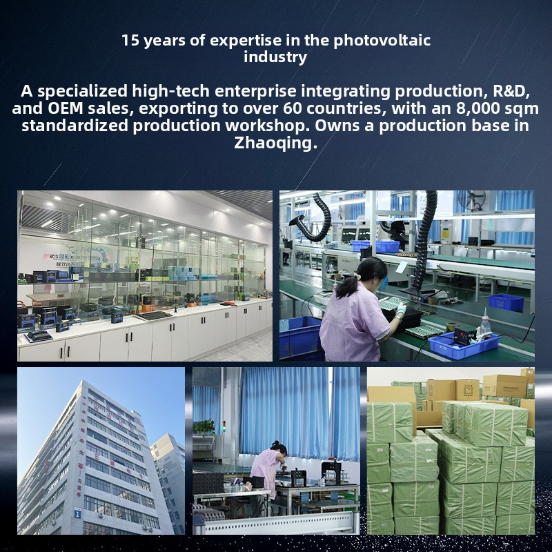 MPPT слънчев контролер с автоматично идентифициране, съвместим с 12/24/36/48 V, прецизно време управление, CE сертифициран