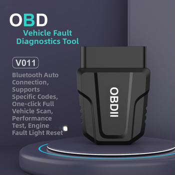 OBD2 σαρωτής αυτοκινήτων για διάγνωση βλαβών, V011, συμβατός με ELM327, 9-15V, 0-50°C, για OBD2