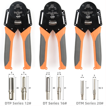 IWISS IWD-12/16/20 Χειροκίνητες πένσες συμπίεσης για Dechi συνδετήρες, 4-σημείων crimp, Ατσάλι εργαλείων, Εξοικονόμηση εργασίας, 0,32 kg