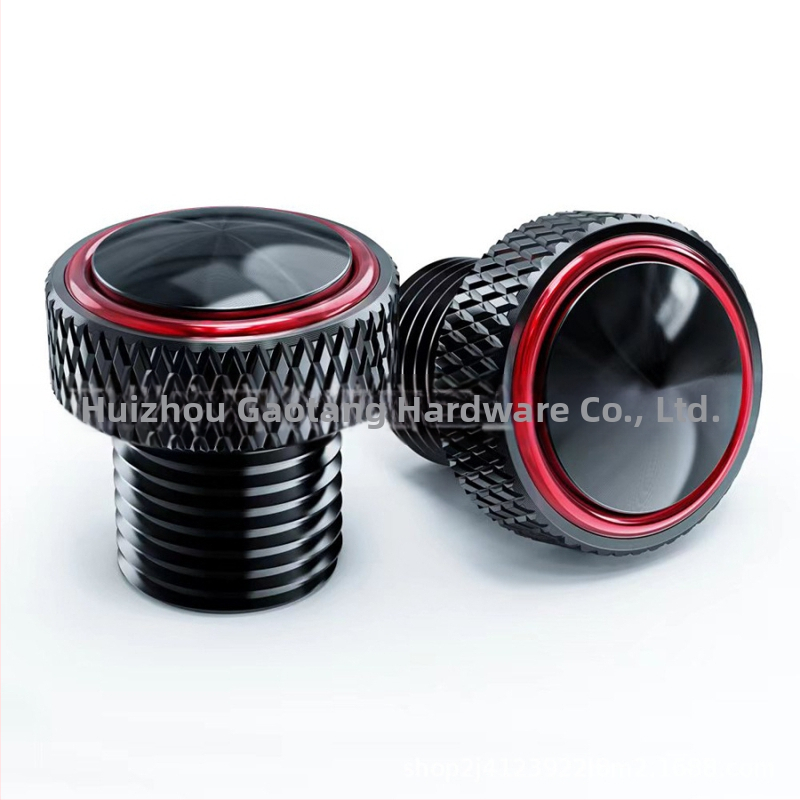 Капачка на винт за огледало за Kawasaki Z250/Z300/Z400/Z650/Z750/Z800/Z900 - алуминиева сплав, Монтаж: ортодонтски, За градски пътувания