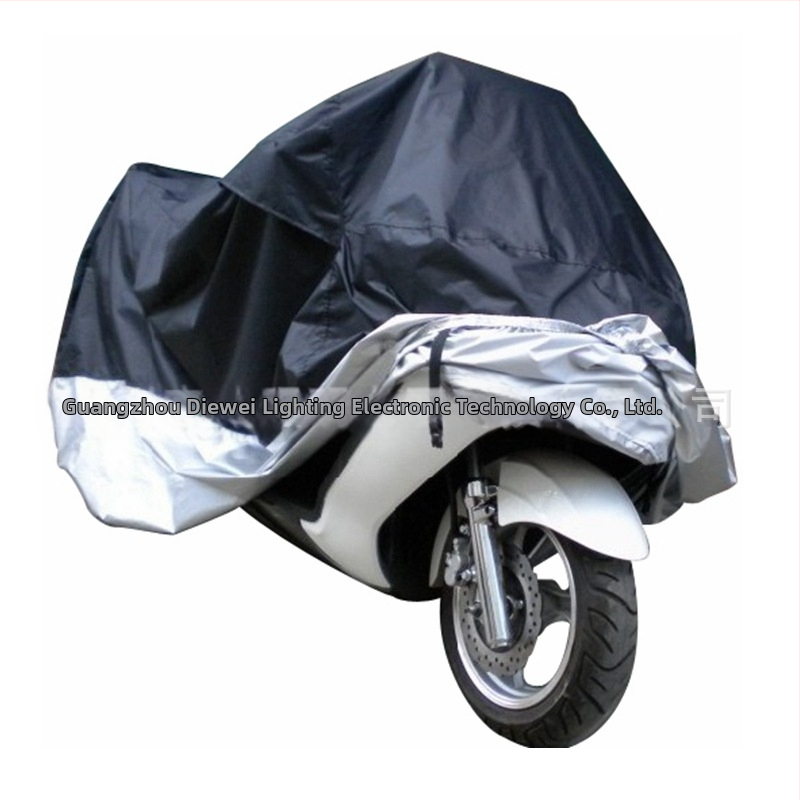 Покрив за електрически мотоцикли – UV защита, водоустойчив и прахоустойчив; лек 180T полиестер с отражателно PU покритие; тегло 0,5 кг; универсален за всички сезони.