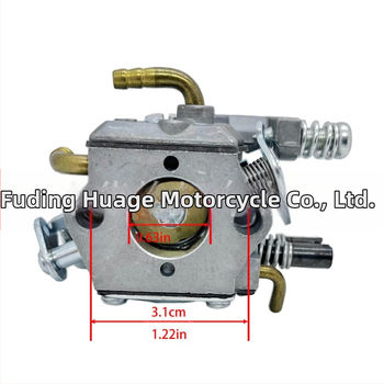 Καρμπυρατέρ για βενζινοκινητό αλυσοπρίονο, διαφραγματικός μηχανικός τύπος, οπή στήριξης 31 mm, μοντέλο 58 copper linkage oil bubble, συμβατό με 5800/5200