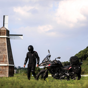 Rhinowalk Rhinoceros μοτοσικλέτας πίσω πλευρική τσάντα MT2040, 40L, πολυεστέρας