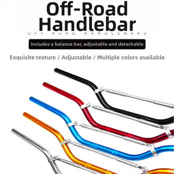 Off-road motocikla stūre, alumīnija sakausējums