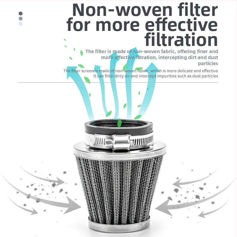 Мотоциклетен въздушен филтър L1 с гъбоподобна глава – JBL, алуминиева мрежа, нетъкан текстил, гумено уплътнение