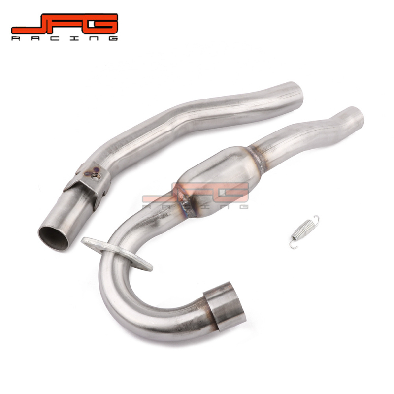 Țeavă de eșapament off-road pentru motocicletă CRF230F/CRF150F, universală, cu decaluri pe partea din spate, brand JFG, model 01