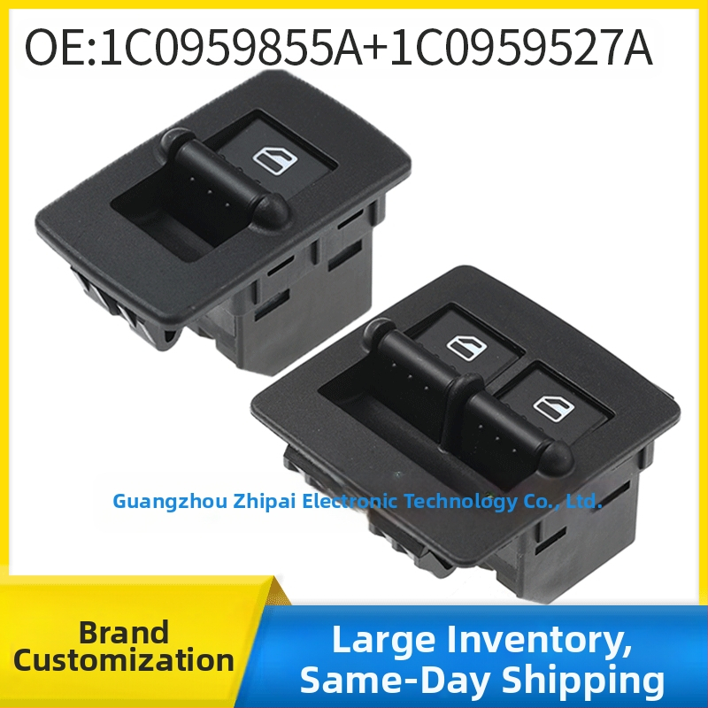 Elektrisks logs pacēlāja slēdzis VW Beetle 1998-2010, 12V, modeļi 1C0959855A / 1C0959527A, zīmols ZHIPEAK