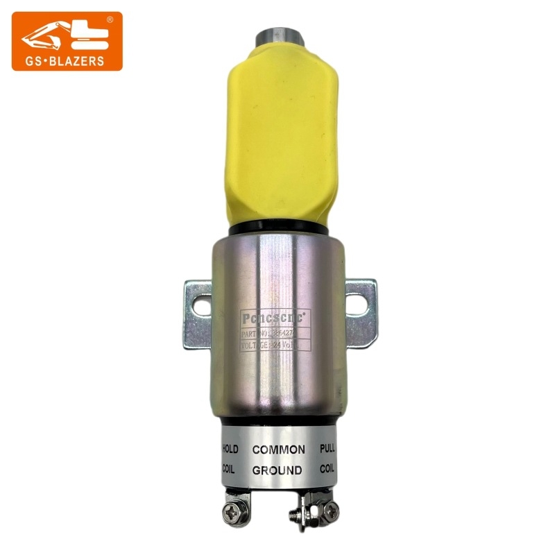 JGS 24V elektromagnētiskais vārsts liesmas dzēšanai, 3864274, piemērots ekskavatoram R225-7