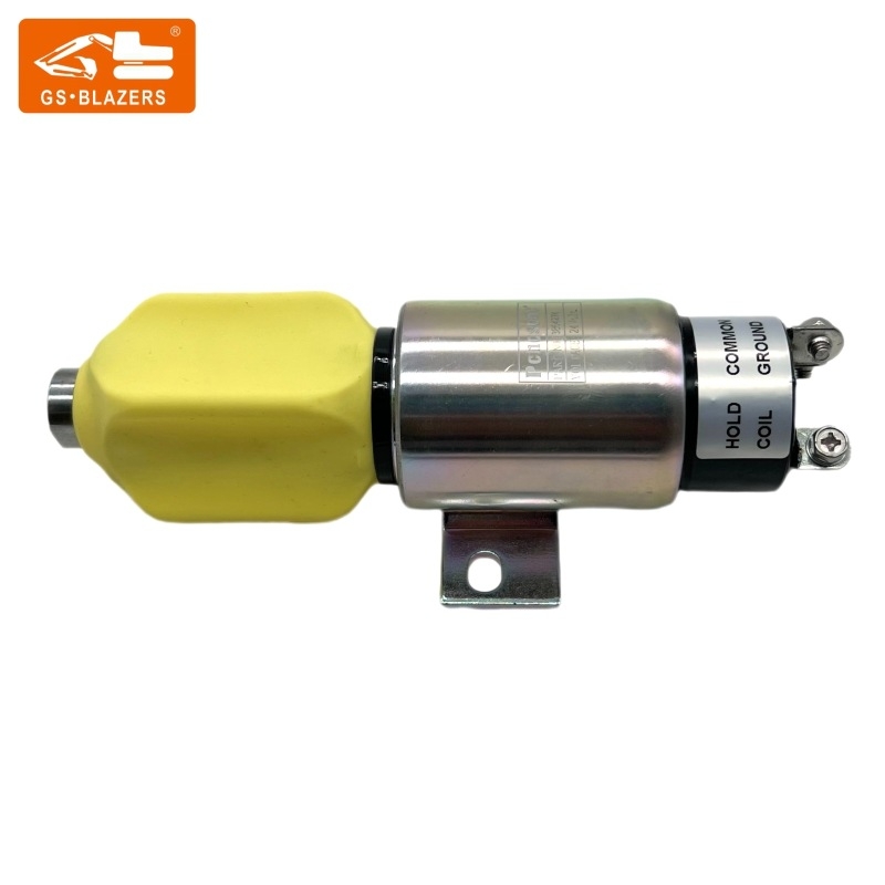 JGS 24V elektromagnētiskais vārsts liesmas dzēšanai, 3864274, piemērots ekskavatoram R225-7