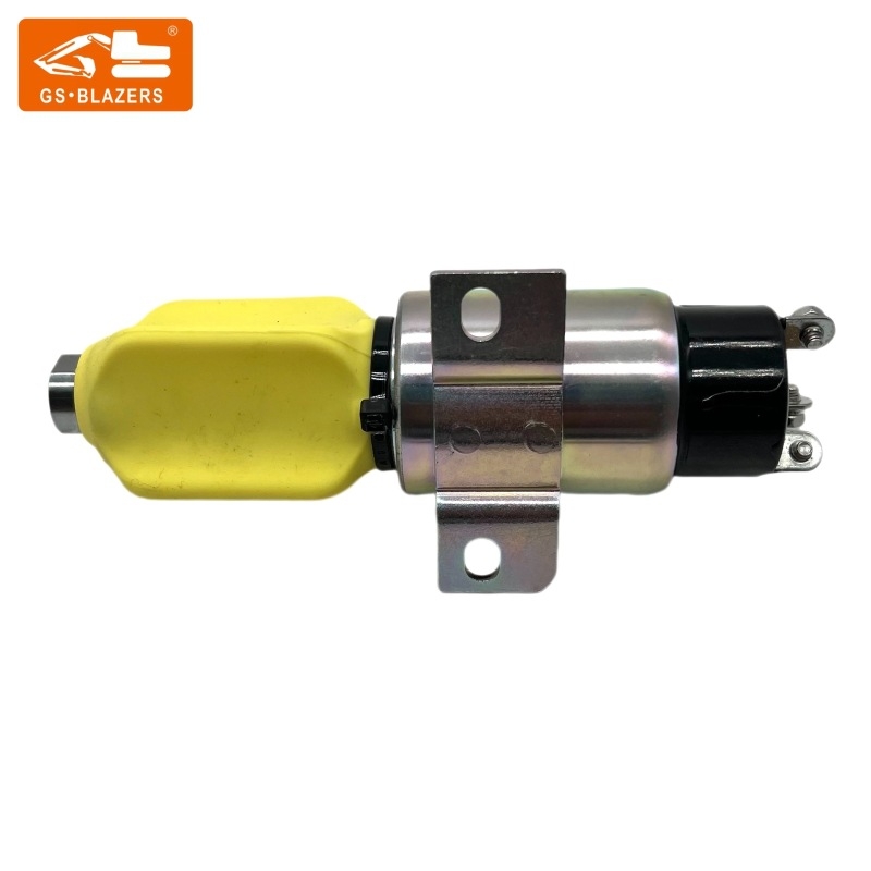 JGS 24V elektromagnētiskais vārsts liesmas dzēšanai, 3864274, piemērots ekskavatoram R225-7