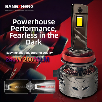 H7 240W Autó LED Fényszórók, 12000LM, 12V, IP67