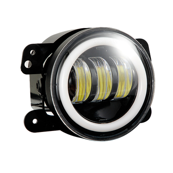 LED φανάρι ομίχλης για Jeep Wrangler εκτός δρόμου SUV με αλουμινένιο περίβλημα, 6000K θερμοκρασία χρώματος, ανακλαστικό κύπελλο, 0.75 A ρεύμα