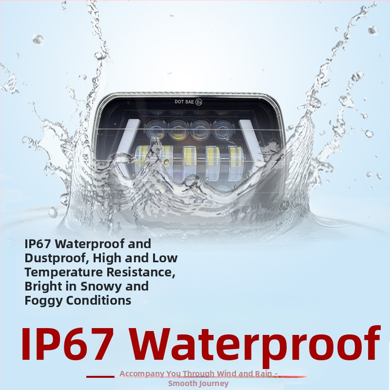 LED Wrangler серия предна светлина, 69W, 10-36V, 7100 lm, 6000K, LED 3232