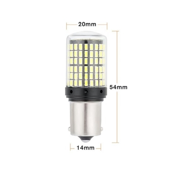 QCXD-010 LED φανάρι φρένων αυτοκινήτου, 12V, 25.5W, 2805LM, μακρύ τύπος περιβλήματος