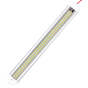 LM-3385 LED φωτιστικό καμπίνας εσωτερικού χώρου, 120 LEDs, 12-85V, αλουμινένιο περίβλημα τεσσάρων καμπυλών επιφανειών