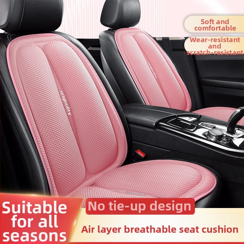 Royal Breeze автомобилна подложка за седалка, дишаща за четири сезона, комплект от три части, влакнеста конструкция