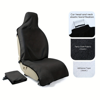 Κάλυμμα καθίσματος αυτοκινήτου για όλες τις εποχές, αναπνεύσιμο, αδιάβροχο, ανθεκτικό στη βρωμιά, φιλικό προς τα κατοικίδια, από terry cloth, 300 g