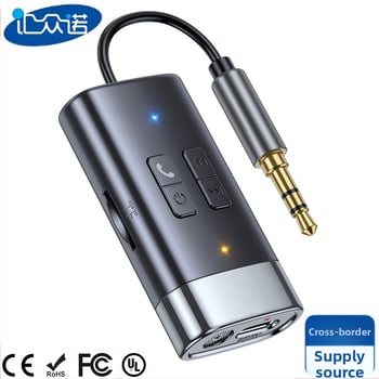 G76 Bluetooth 5.4 2‑in‑1 imtuvas‑siųstuvas AUX garso adapteris | Plug‑and‑Play, veikimo diapazonas 15 m