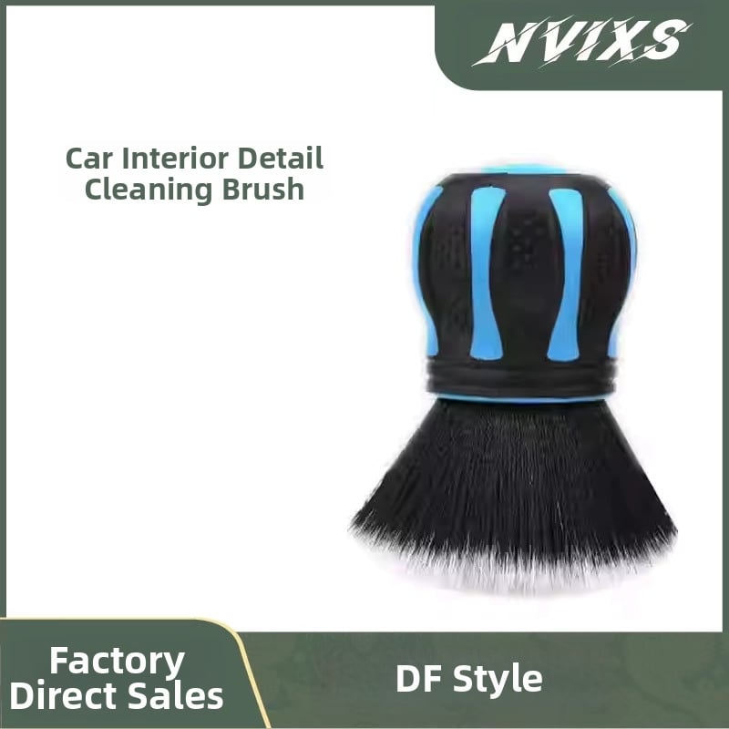 Βούρτσα αυτοκινήτου για καθαρισμό εσωτερικού και αεραγωγών — μαλακές σφαιρικές τρίχες, υλικό PP, μάρκα Hoya, πολυλειτουργική, ιδιωτικής ετικέτας