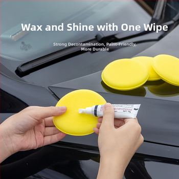 Εργαλείο χειρός εφαρμογής κεριού αυτοκινήτου με σφουγγάρι πολυουρεθάνης — κυκλικό άκρο, μάρκα Weilier Shield