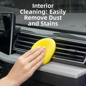 Εργαλείο χειρός εφαρμογής κεριού αυτοκινήτου με σφουγγάρι πολυουρεθάνης — κυκλικό άκρο, μάρκα Weilier Shield